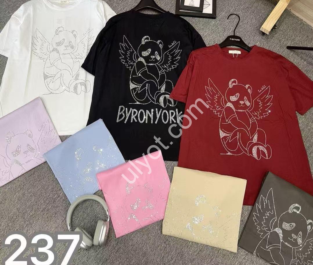 ФУТБОЛКА (OVER SIZE) МИКС 237