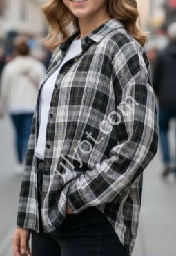Сорочка (OVER SIZE) ЧОРНИЙ GZ074