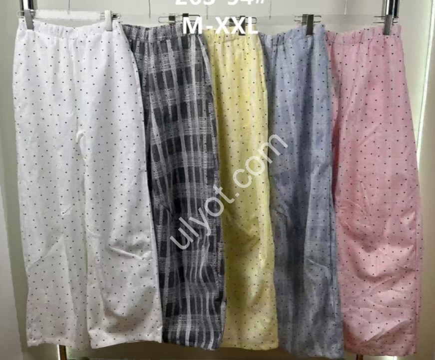 ШТАНИ (44-50) ПРЯМИЙ ЧОРНИЙ-КЛІТИНА 26S-54