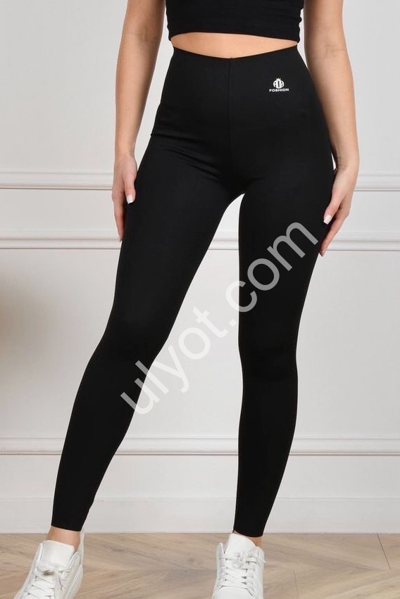 ЛЕГГИНСЫ (M-2XL) ЧЕРНЫЙ 2808