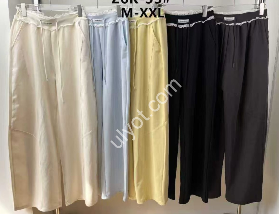 ШТАНЫ (44-50) ПРЯМОЙ МОЛОКО 26K-53