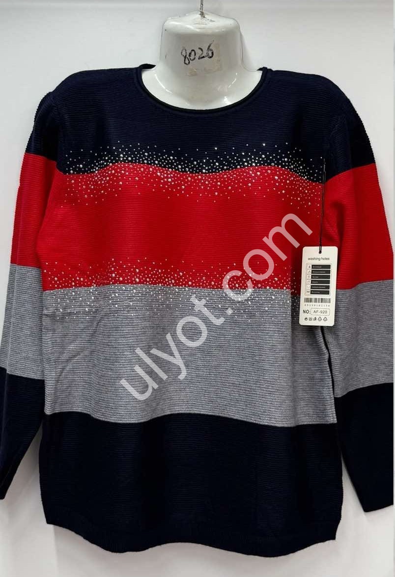 СВІТЕР (ONE SIZE 52-58) МІКС AF-920