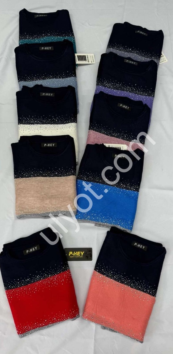 СВІТЕР (ONE SIZE 52-58) МІКС AF-920