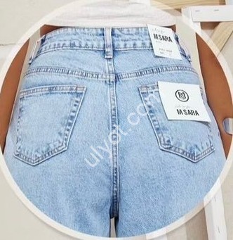 ДЖИНСИ M.SARA (XS-XL) БЛАКИТНИЙ 928