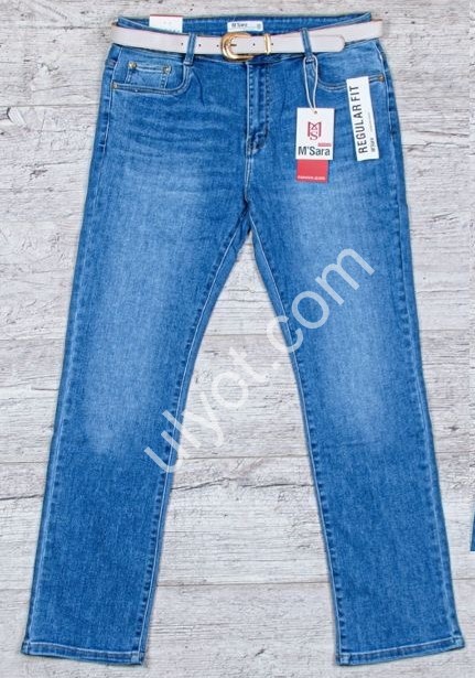 ДЖИНСИ M.SARA (31-42) Т.СИНІЙ 7552-4