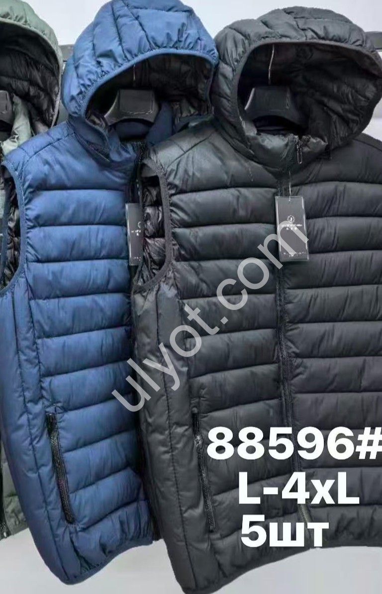 ЖИЛЕТКА (L-4XL) ГОЛУБОЙ 88596