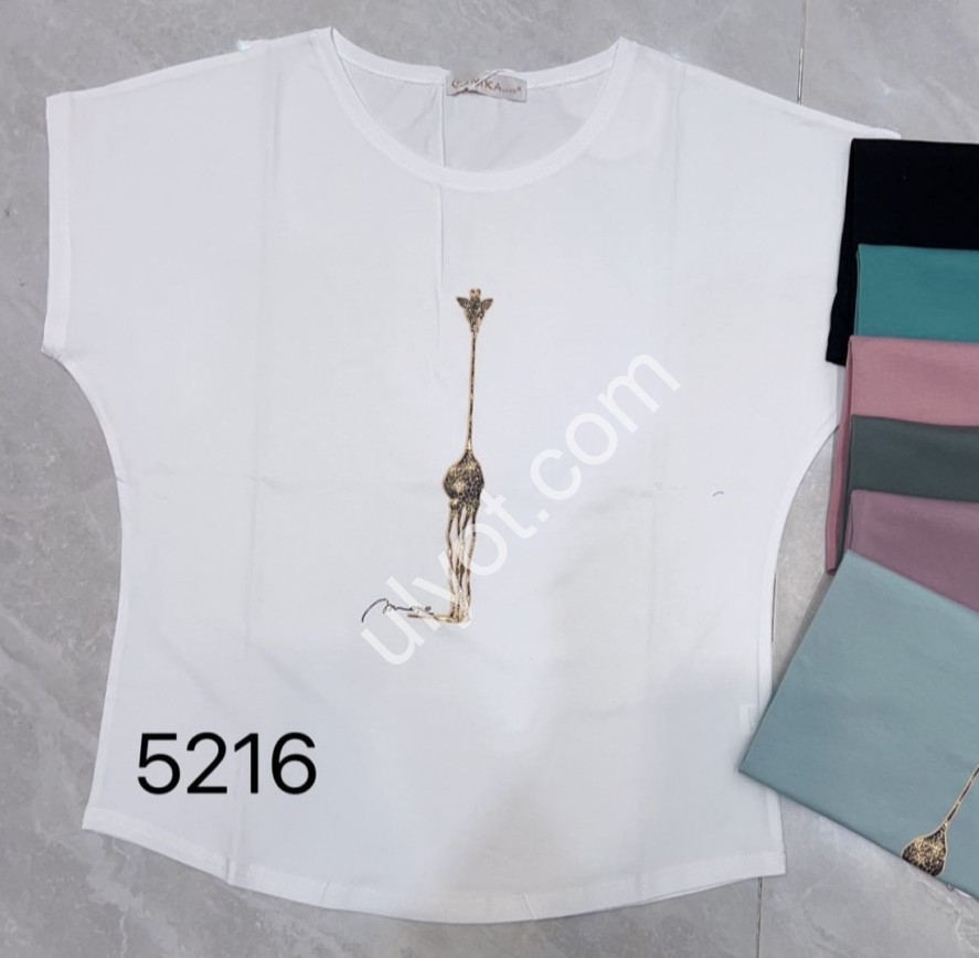 ФУТБОЛКА (ONE SIZE 46-50) МІКС 5216