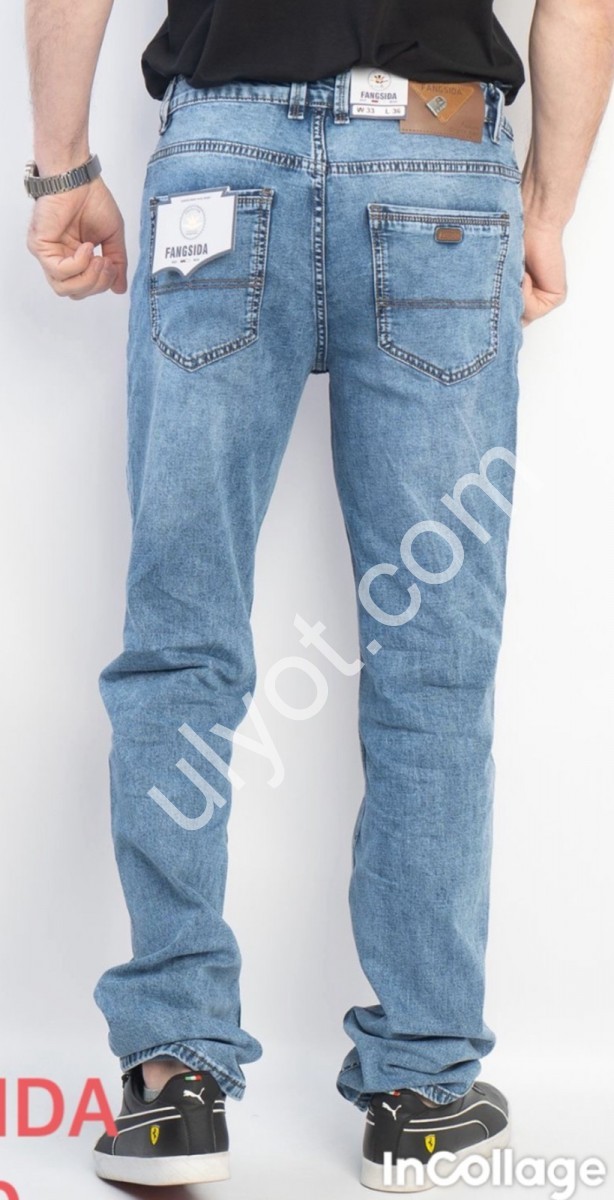 ДЖИНСИ FANGSIDA (31-38) СИНІЙ 8870