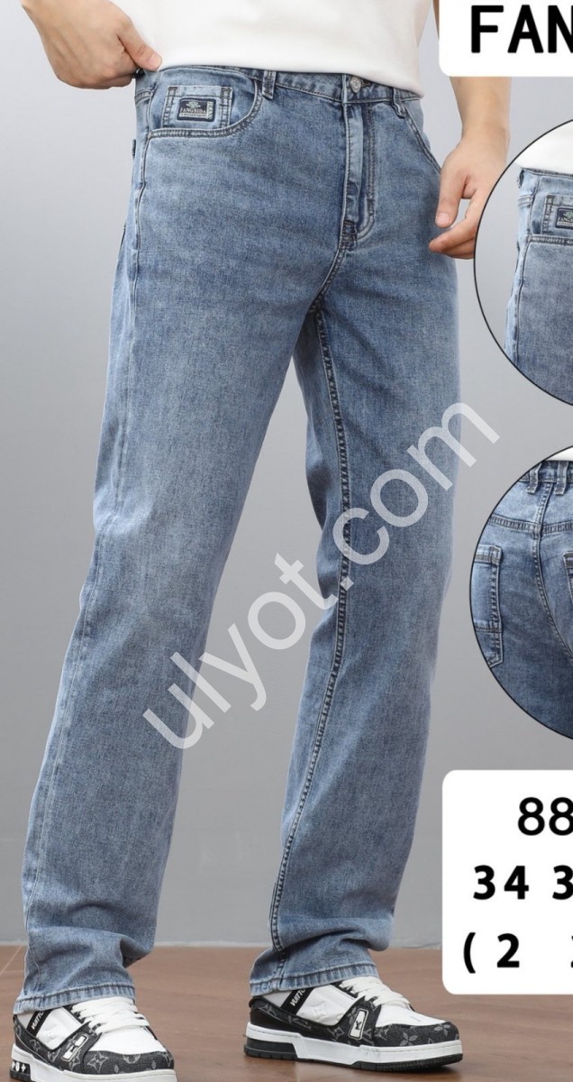 ДЖИНСЫ FANGSIDA (34-38) СИНИЙ 8890