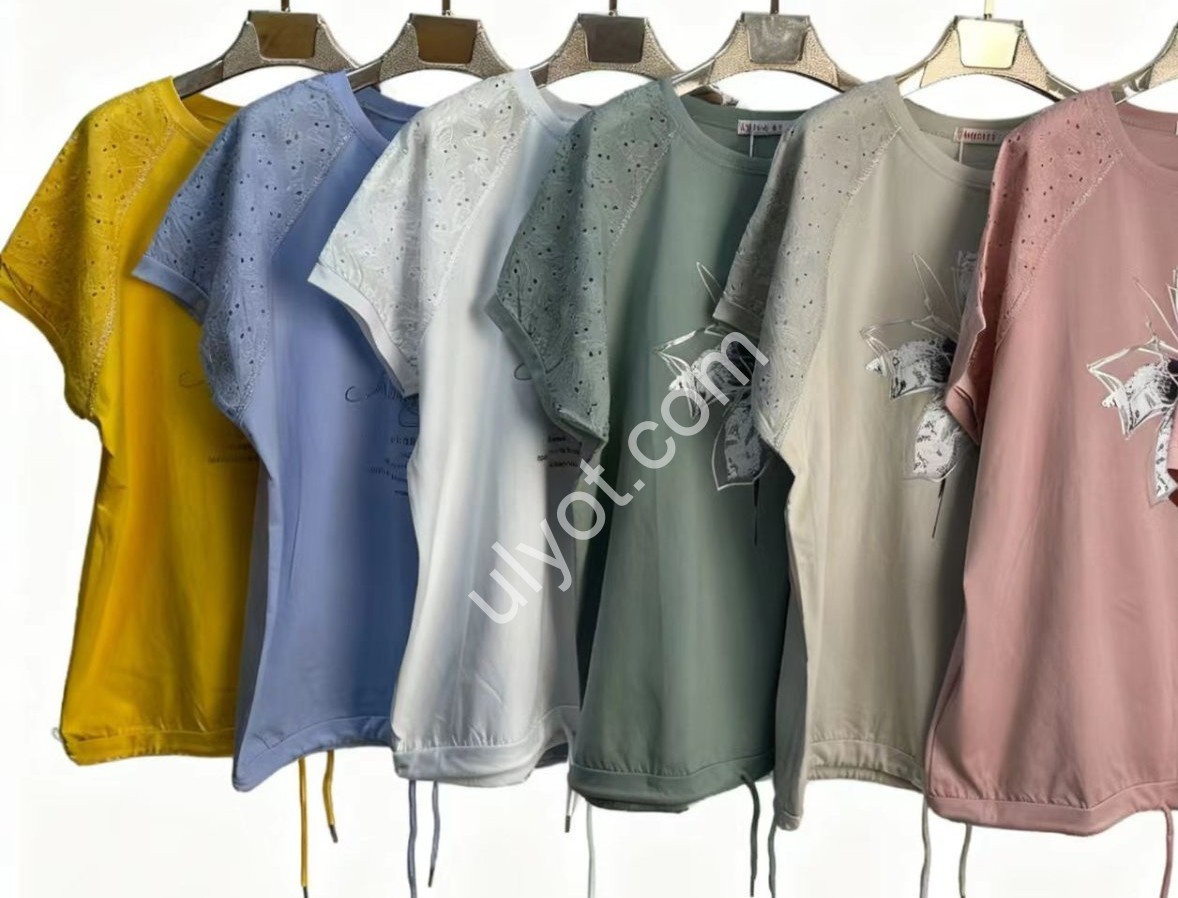 ФУТБОЛКА (5XL-8XL) БЛАКИТНИЙ 8111