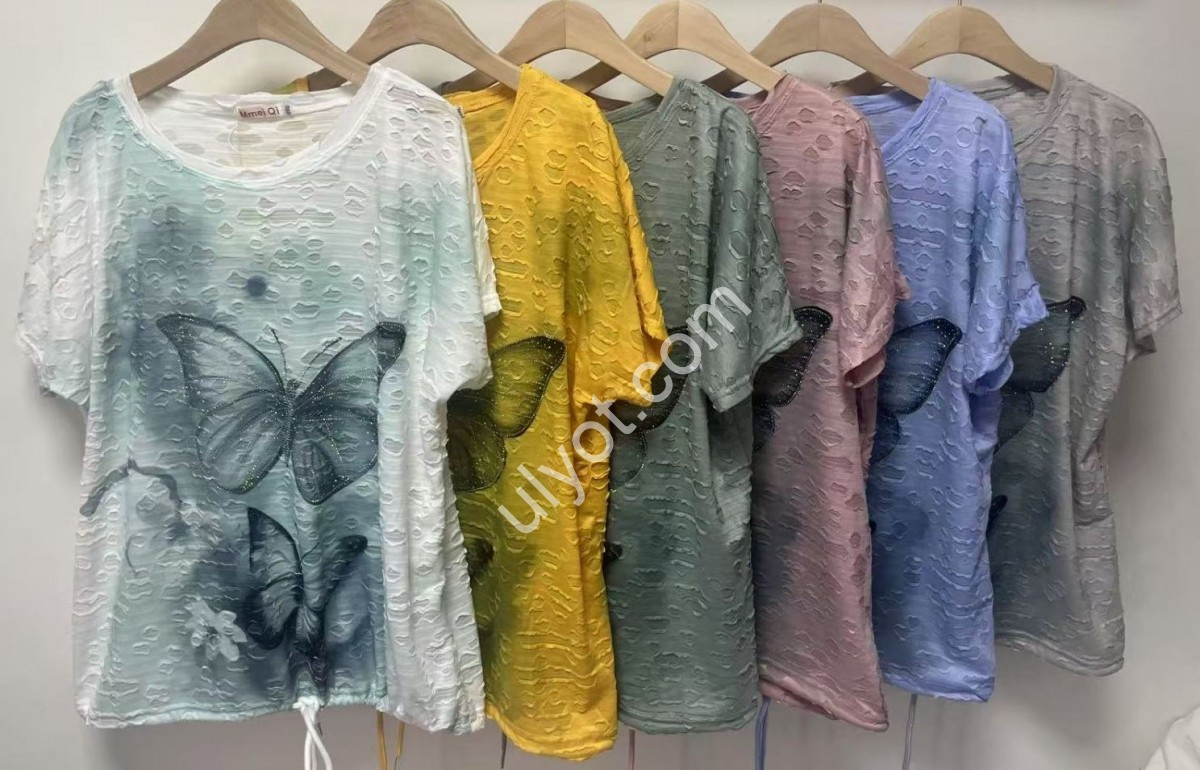 ФУТБОЛКА (2XL-5XL) ЖЕЛТЫЙ 8206Д