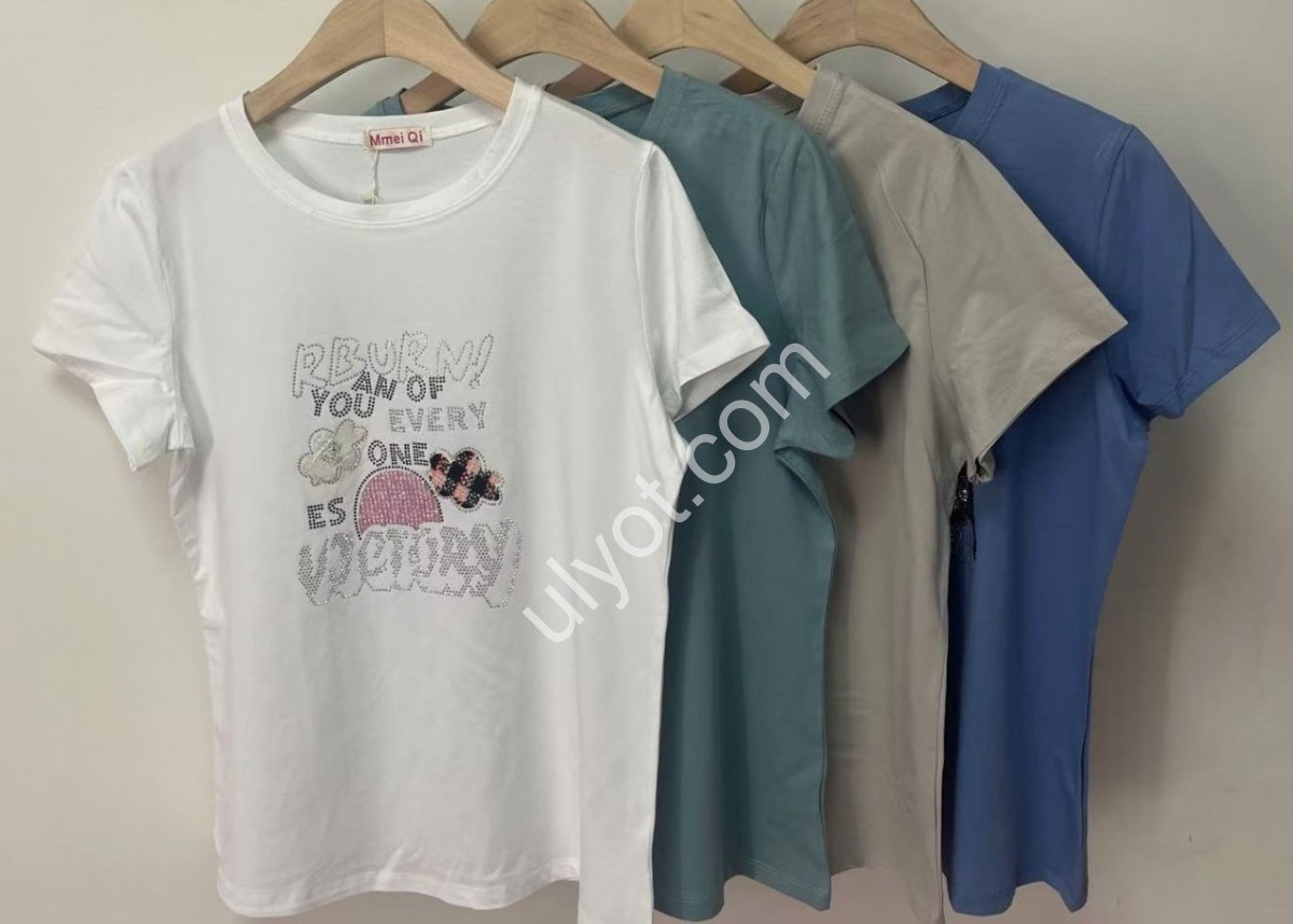 ФУТБОЛКА (ONE SIZE) КАМНИ МИКС 8505