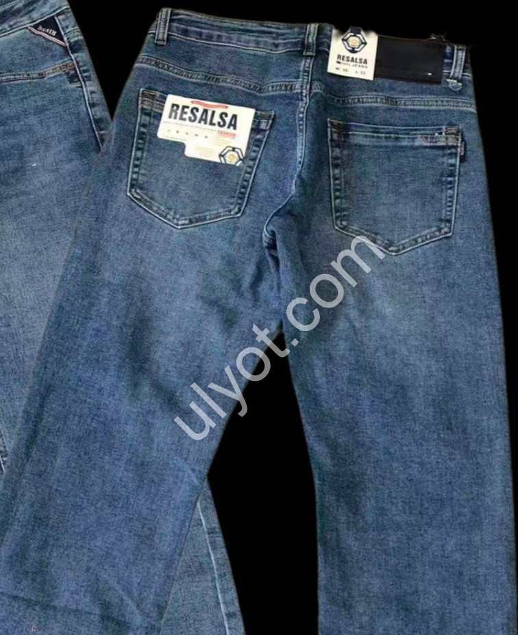 ДЖИНСЫ RESALSA (30-38) СИНИЙ 812
