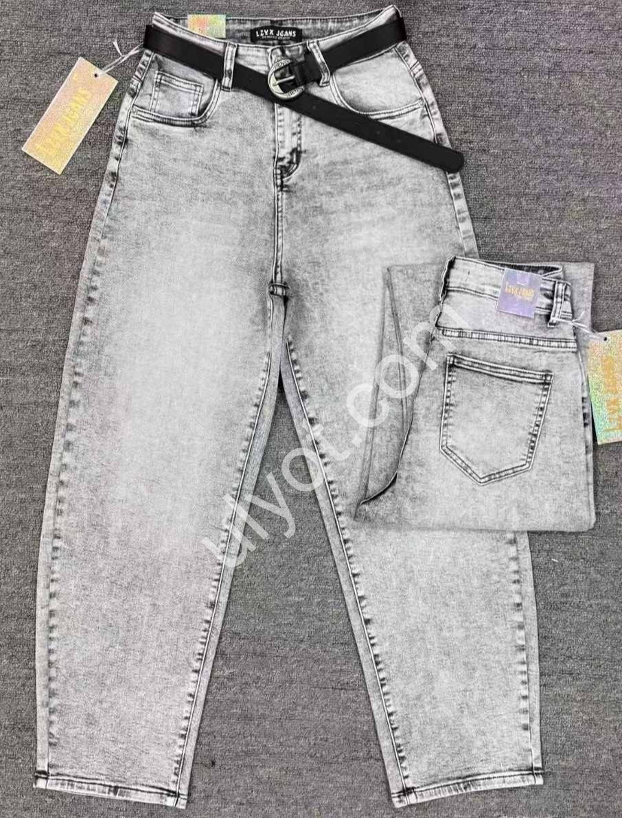 ДЖИНСЫ LZYX (28-33) СЕРЫЙ 88288