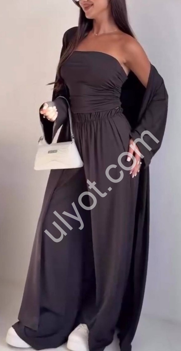 КОСТЮМ  ТРОЙКА (42-46) ГРАФИТ 764