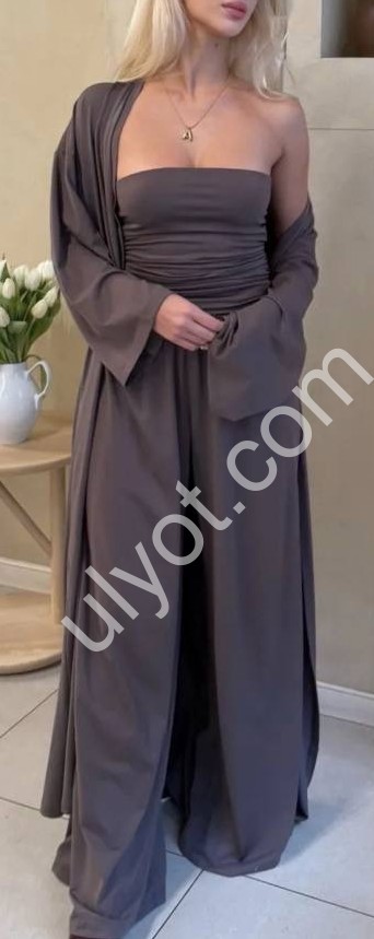 Фото 2 КОСТЮМ  ТРОЙКА (42-46) ГРАФИТ 764