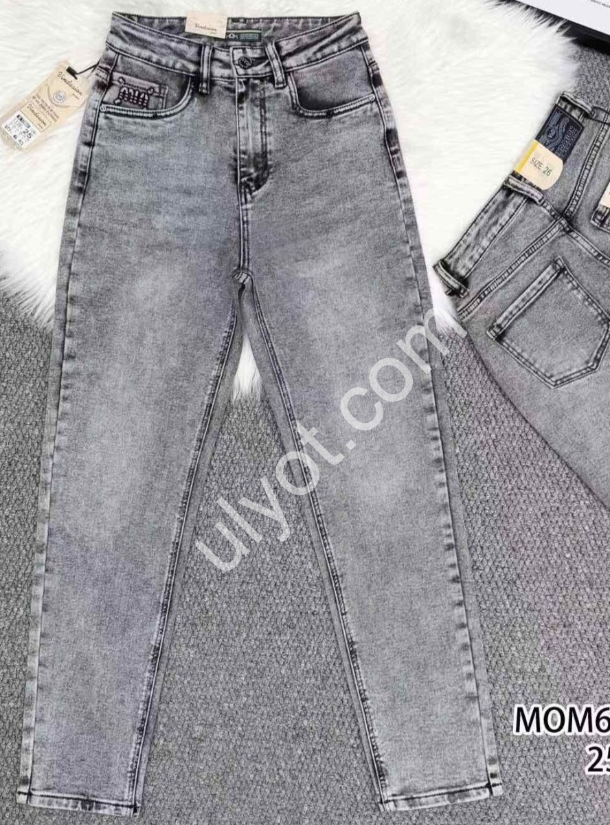 ДЖИНСЫ V&D (25-30) СЕРЫЙ 6070
