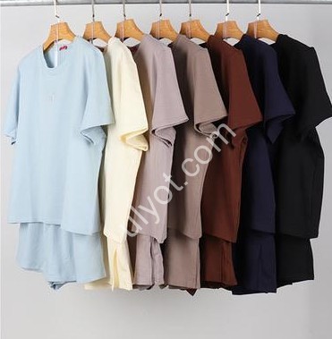 КОСТЮМ JJF (L-4XL) ШОРТЫ-ЮБКА Т.СИНИЙ 8832