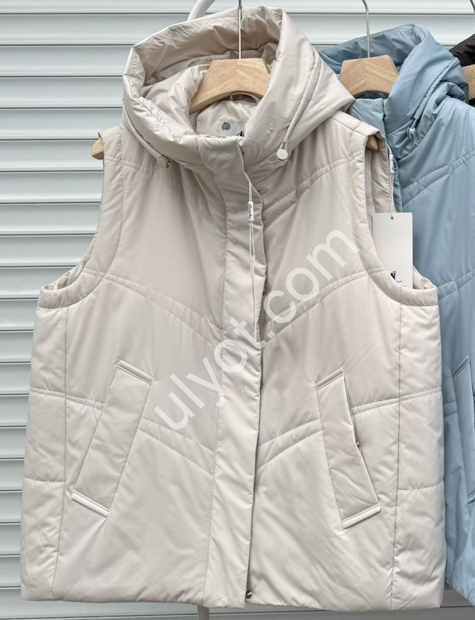 ЖИЛЕТКА (48-56) СЕРЫЙ 28070