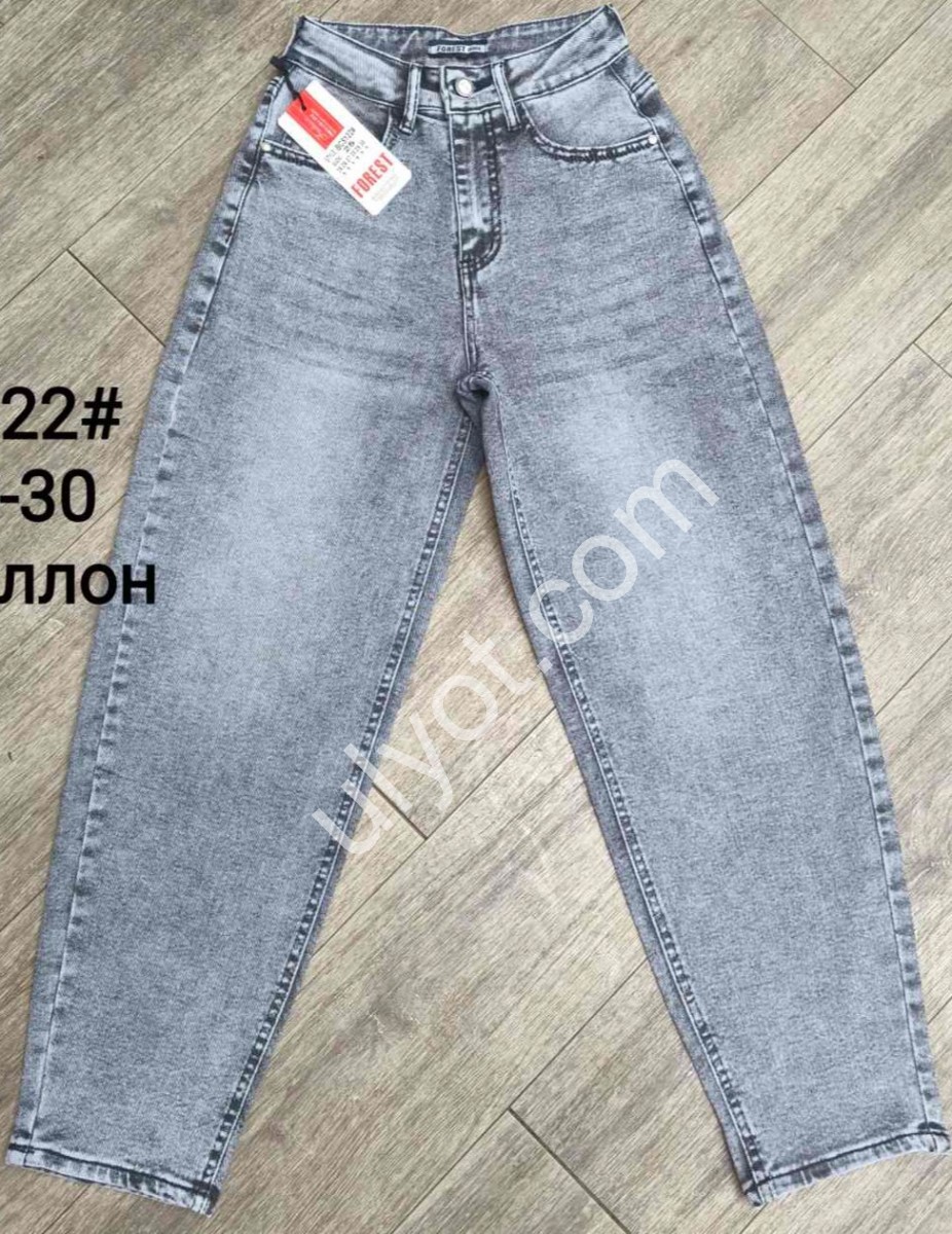 ДЖИНСЫ FOREST (25-30) СЕРЫЙ 5122