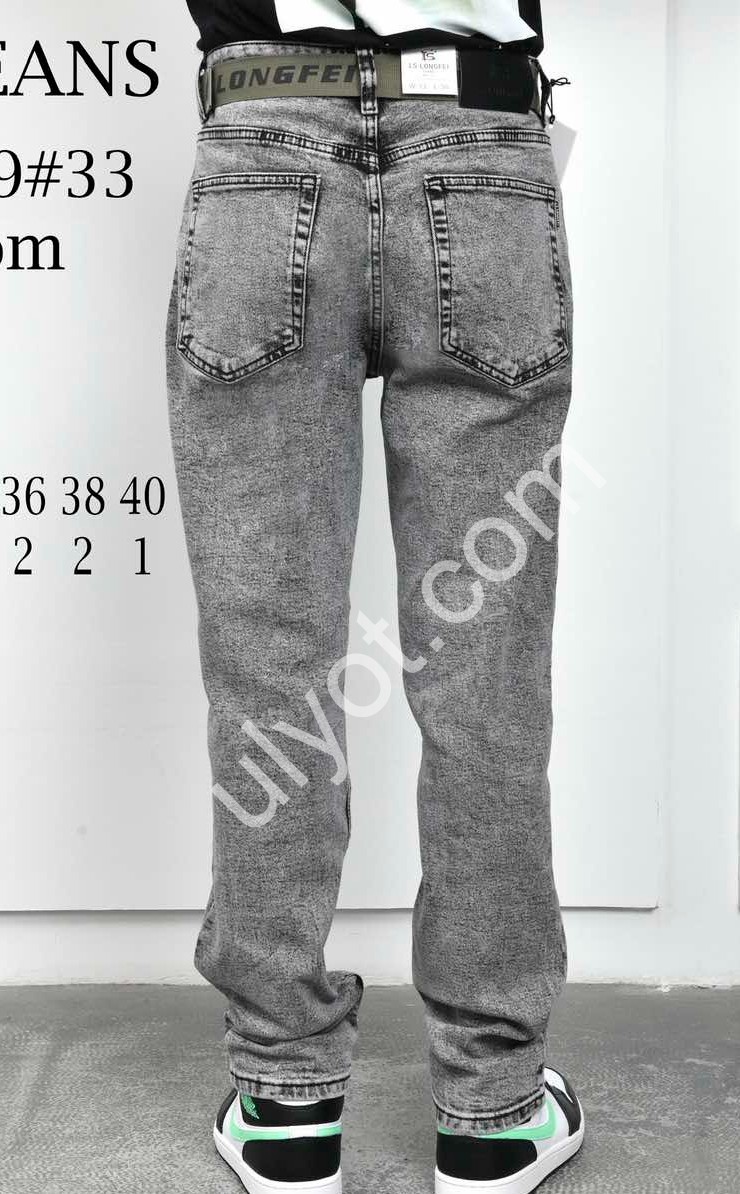 Фото 1 ДЖИНСЫ LS JEANS (32-40) ГРАФИТ 964-9