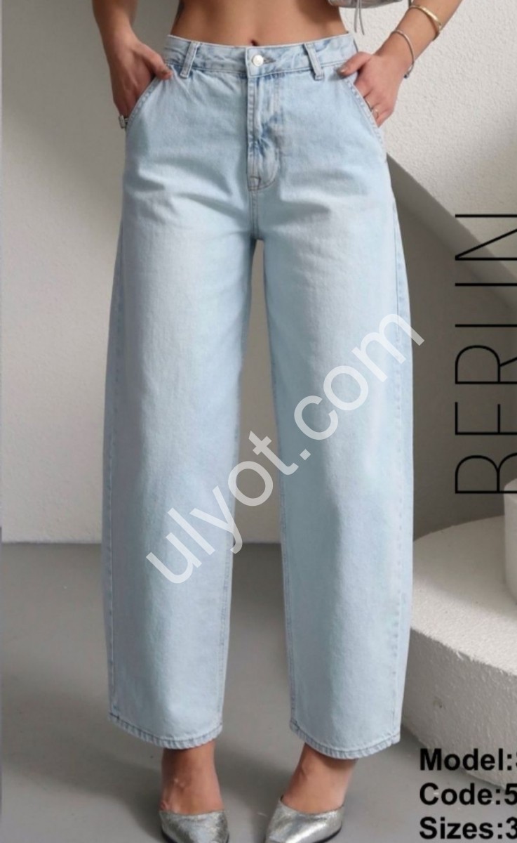 ДЖИНСИ ZEO BASIC (34-42) БЛАКИТНИЙ 5251