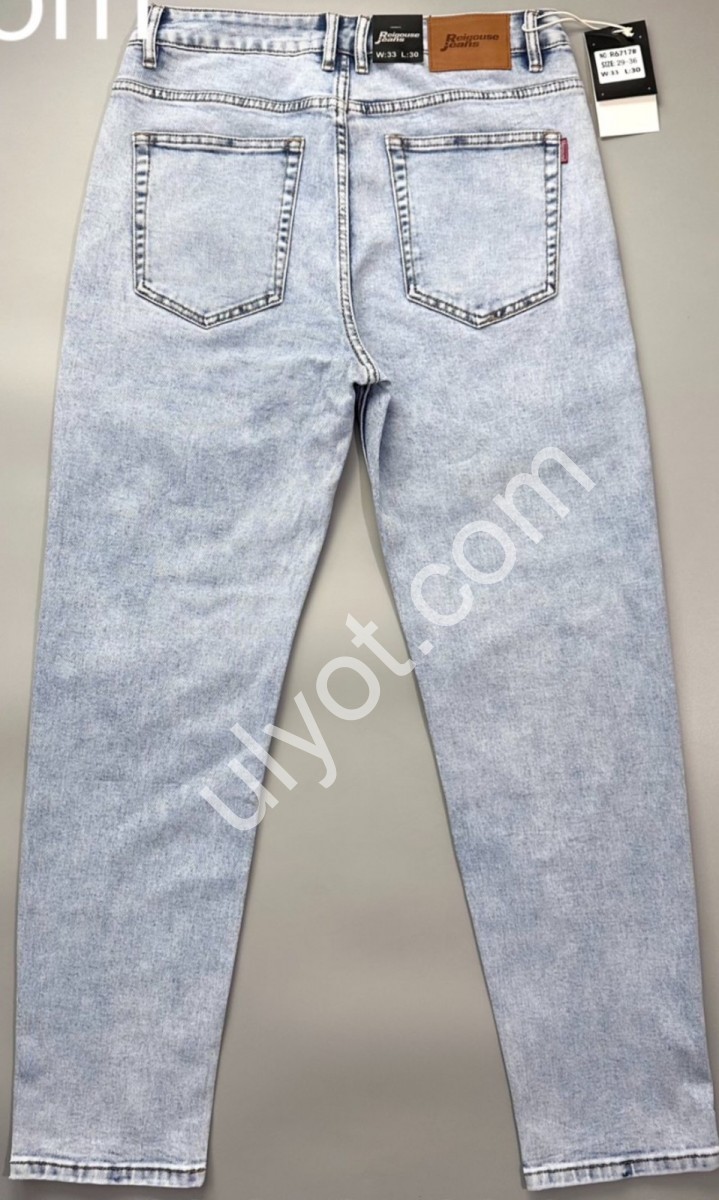 ДЖИНСИ REIGOUSE (29-36) MOM БЛАКИТНИЙ 6717
