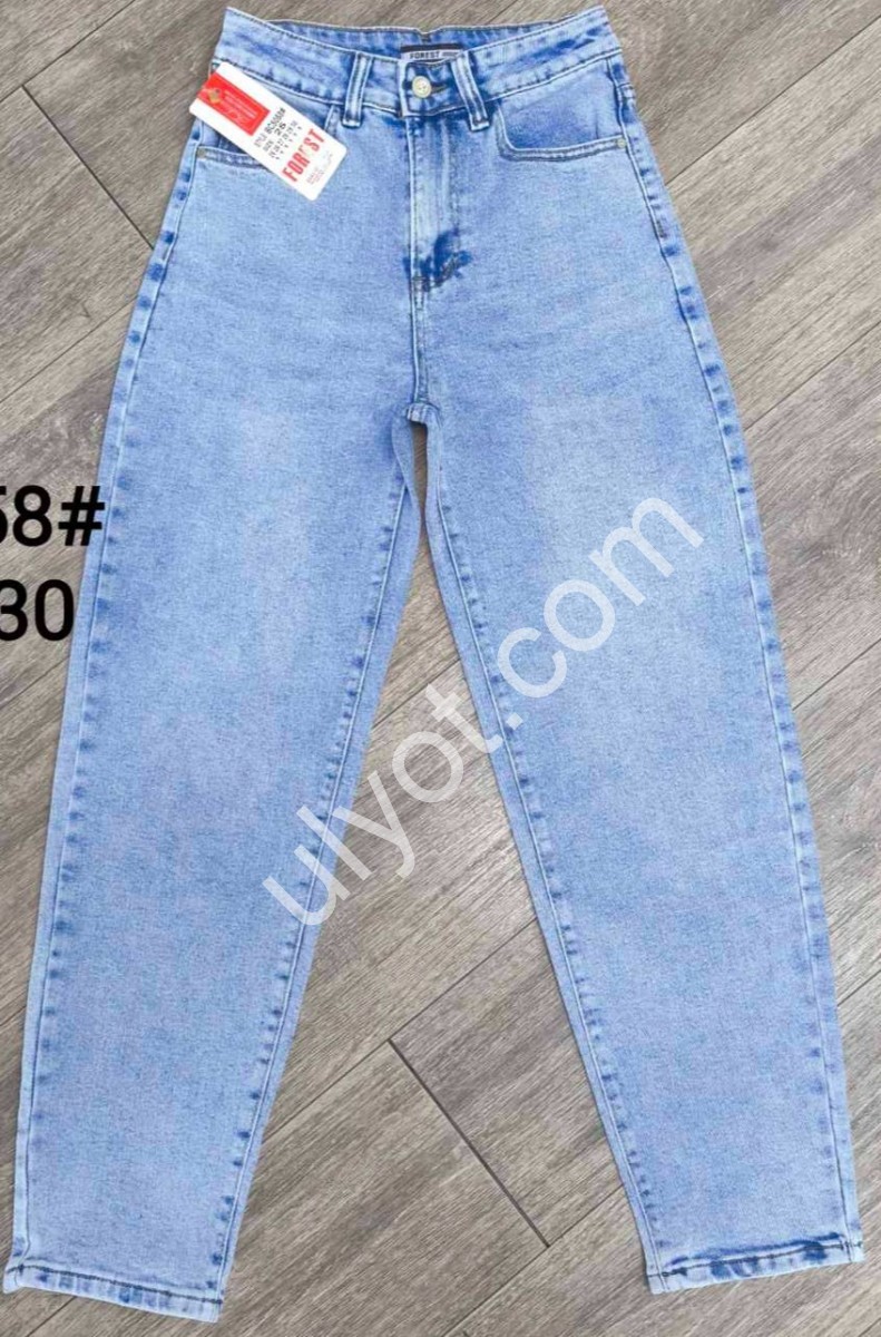 ДЖИНСЫ FOREST (25-30) ГОЛУБОЙ 5058