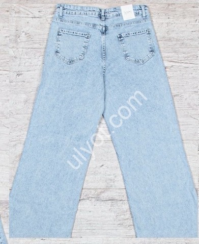 ДЖИНСЫ SASHA (30-36) ГОЛУБОЙ 1352