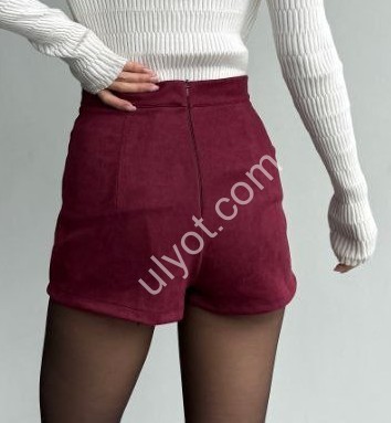 ШОРТИ-Спідниця (42-46) БОРДО 1702