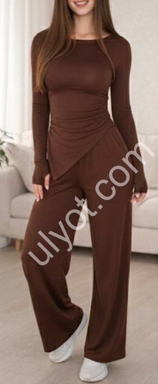 КОСТЮМ (42-48) ШОКОЛАД 1712