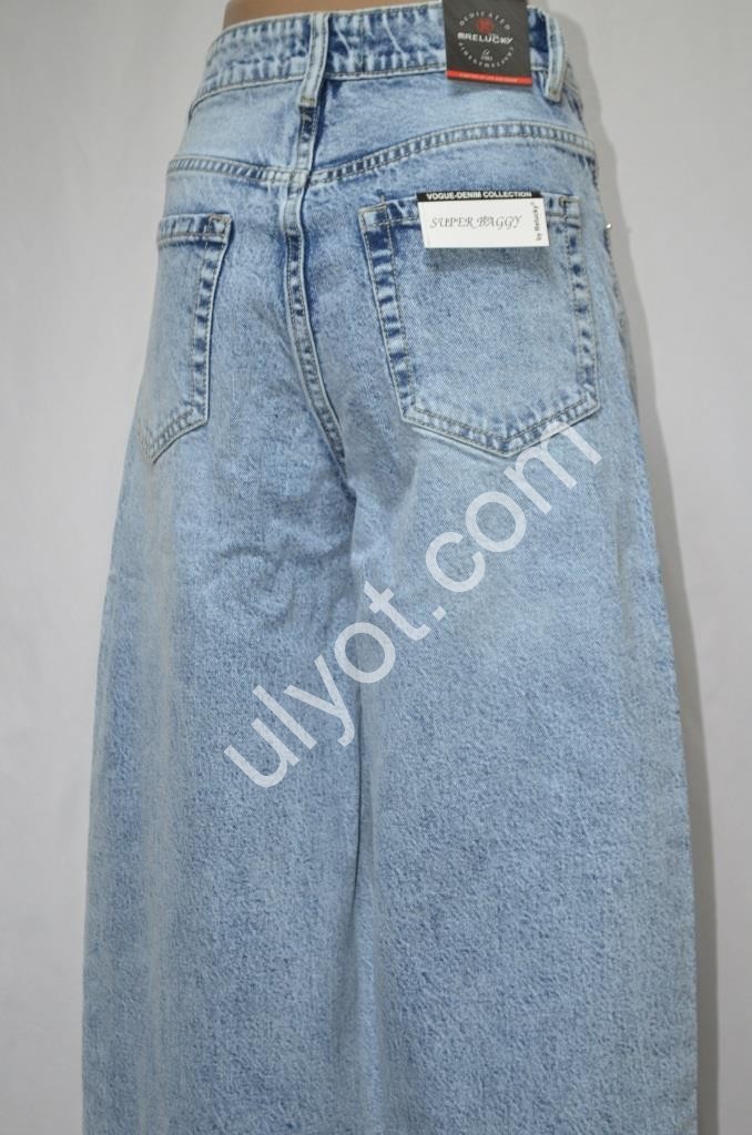 ДЖИНСЫ RELUCKY (25-30) ГОЛУБОЙ 357-2