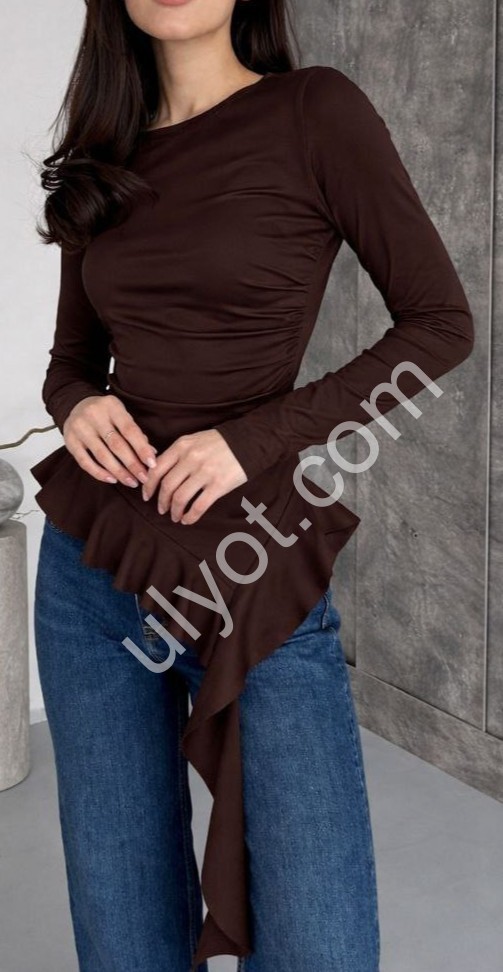 ЛОНГСЛИВ (42-48) ШОКОЛАД 5174