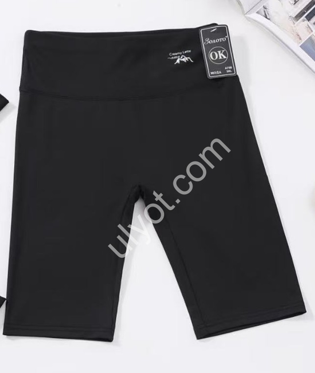 ШОРТЫ (44-54) ЧЕРНЫЙ 750