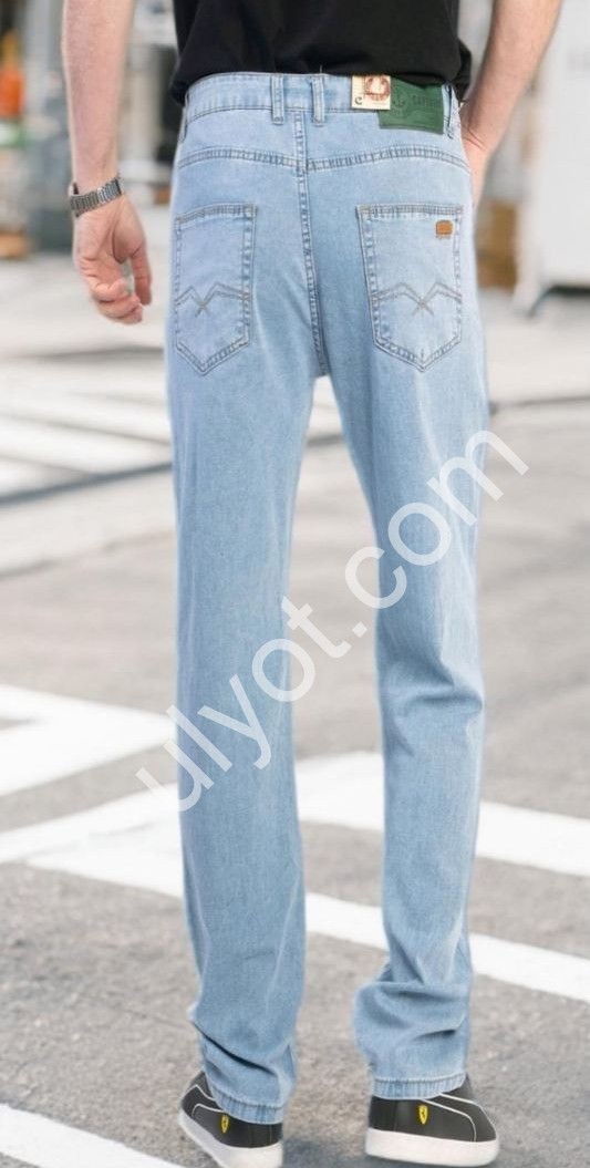 ДЖИНСЫ CAPTAIN (34-44) ГОЛУБОЙ 19169