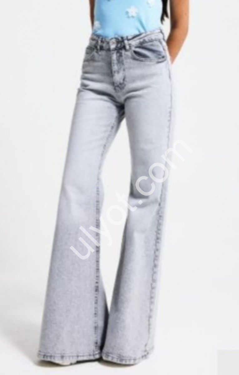 ДЖИНСЫ IT'S BASIC (34-42) СЕРЫЙ 3992/4s6/12