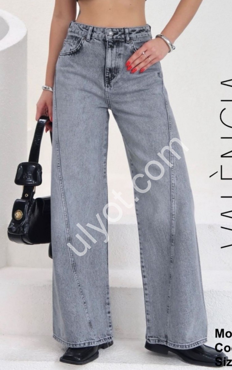 ДЖИНСЫ ZEO BASIC (34-42) СЕРЫЙ 5271