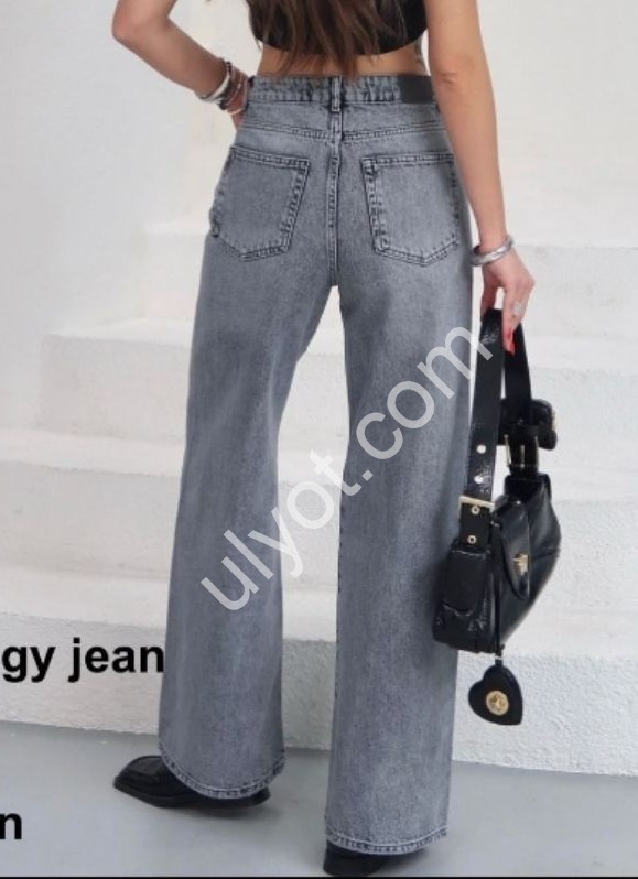 ДЖИНСЫ ZEO BASIC (34-42) СЕРЫЙ 5271