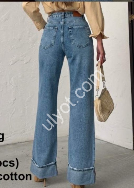 ДЖИНСЫ ZEO BASIC (34-42) СИНИЙ 5153