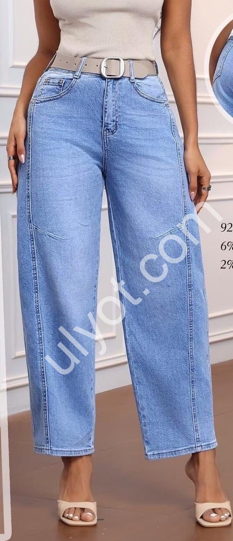 ДЖИНСЫ M.SARA (XS-XL) ГОЛУБОЙ 1719-4