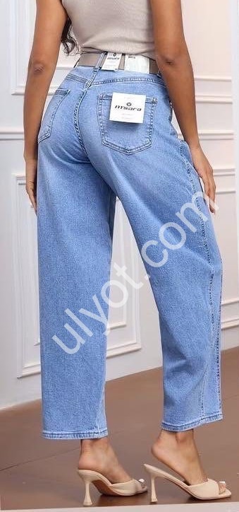 ДЖИНСЫ M.SARA (XS-XL) ГОЛУБОЙ 1719-4