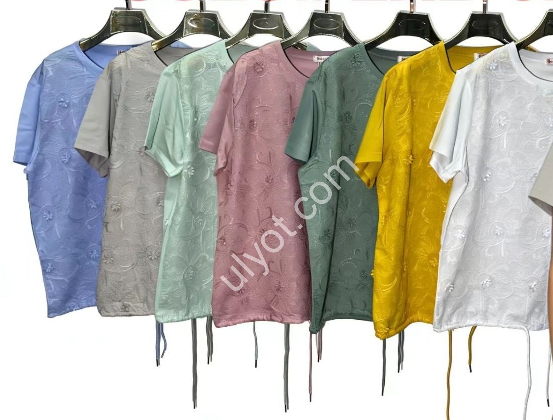 ФУТБОЛКА (2XL-5XL) СВ.СЕРЫЙ 8828