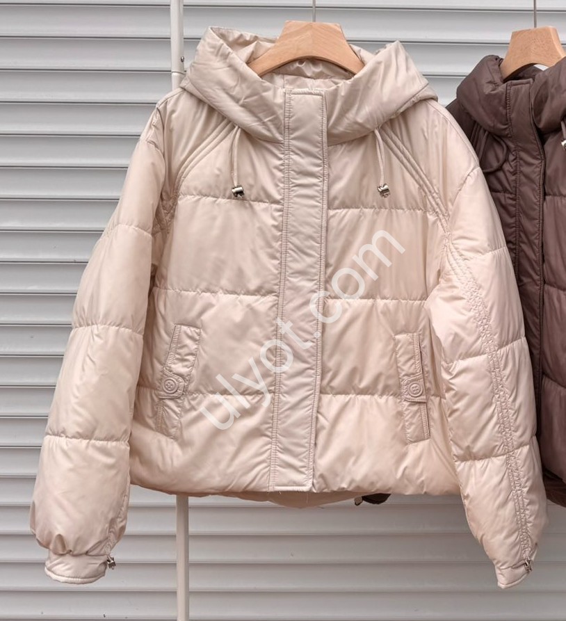 КУРТКА (M-2XL) БЕЖ 7606