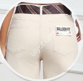 ДЖИНСЫ M.SARA (XS-XL) МОЛОКО 1669-9A