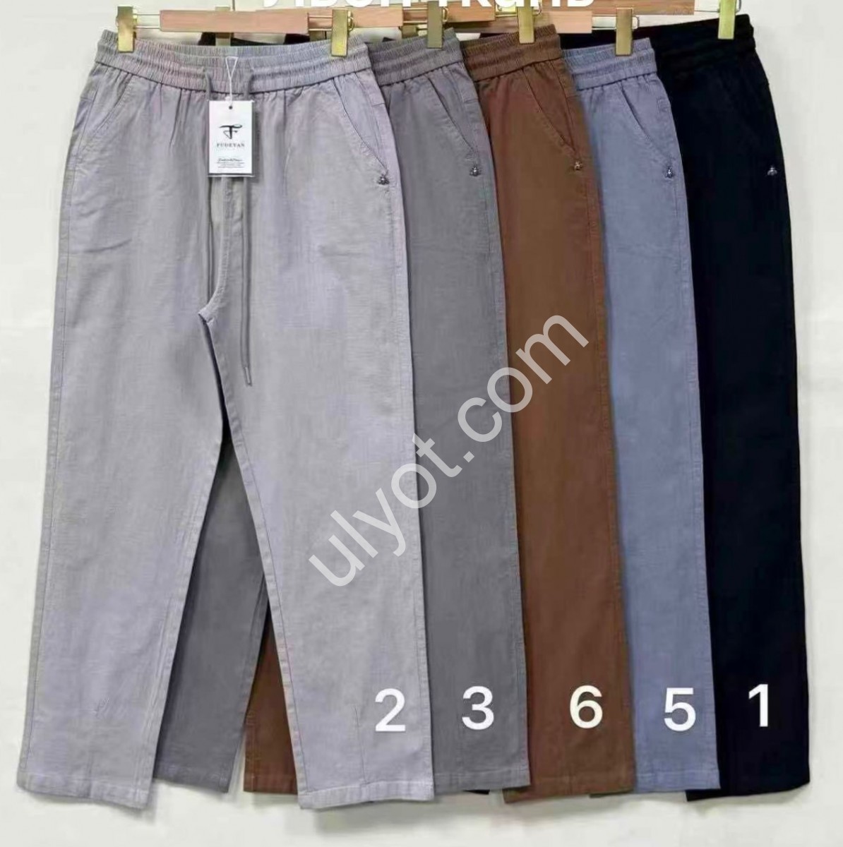 БРЮКИ (31-36) КОРИЧНЕВЫЙ 1179-6