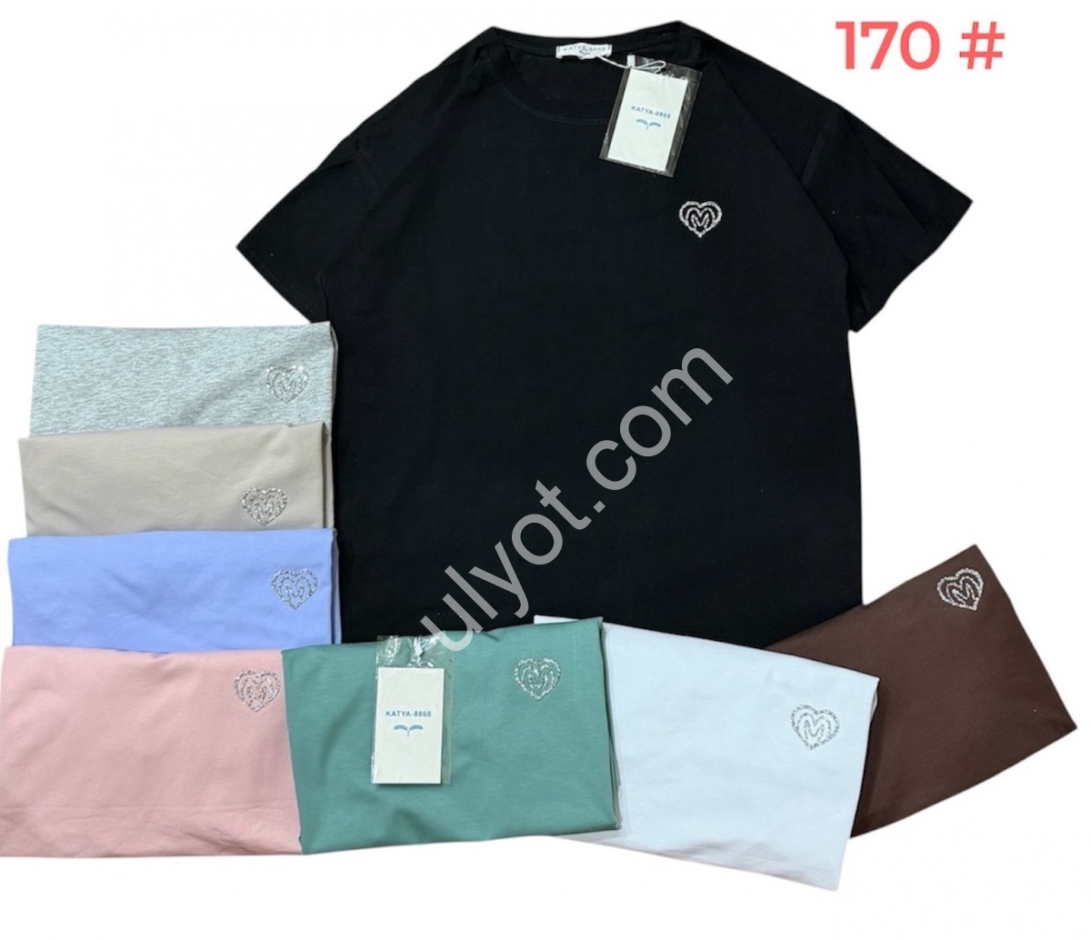 ФУТБОЛКА (ONESIZE 48-52) МИКС 170