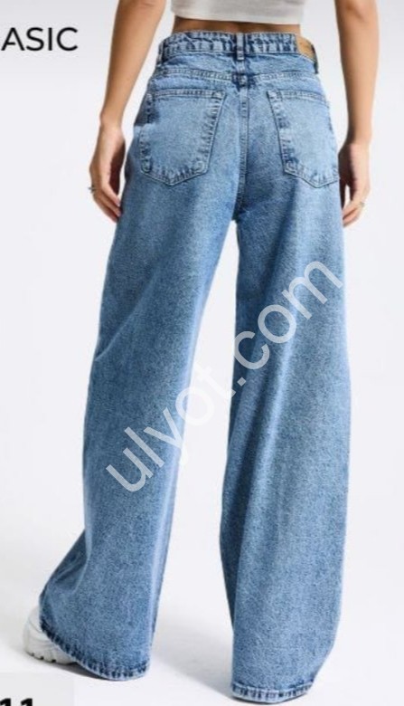 ДЖИНСЫ IT'S BASIC (34-42) ГОЛУБОЙ 3311/4s6/4