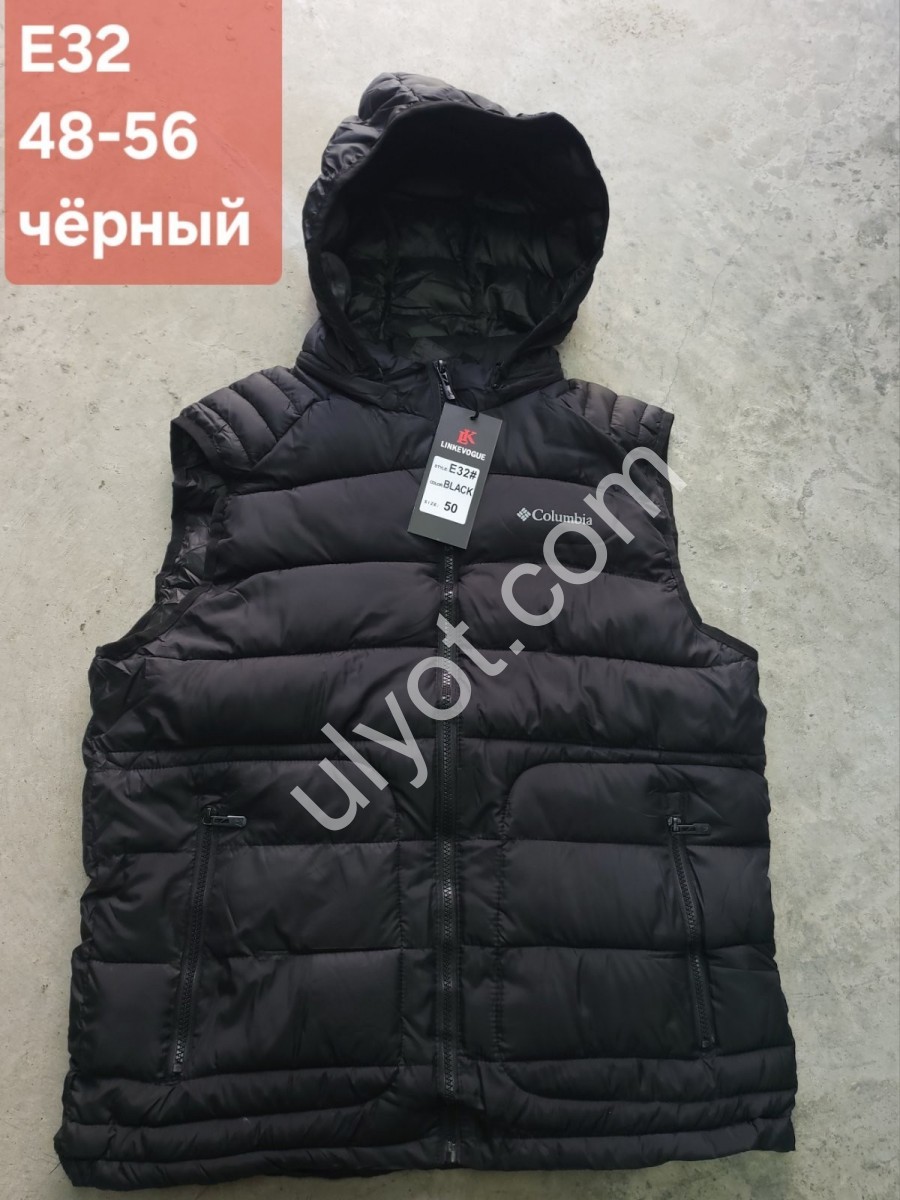 ЖИЛЕТКА C04 (48-56) ЧЕРНЫЙ E32