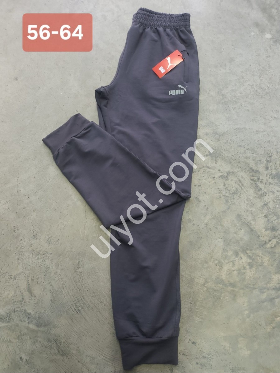 СПОРТ.ШТАНИ P15 (56-64) МАНЖЕТ СІРИЙ