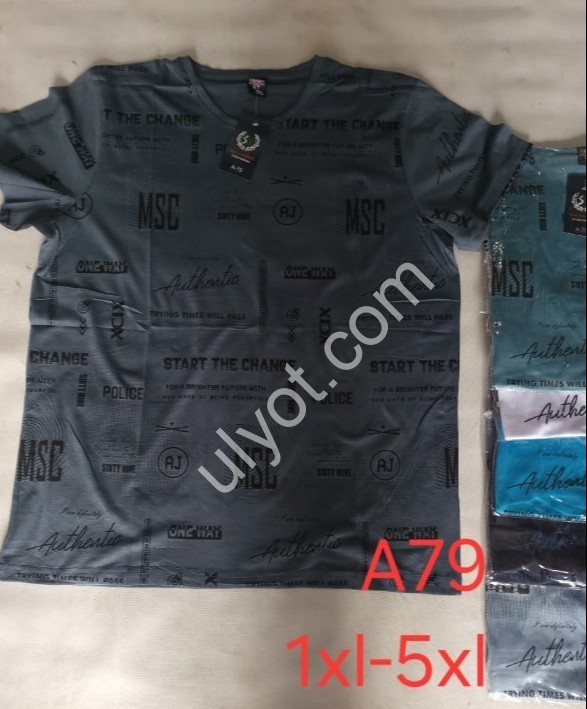 ФУТБОЛКА (XL-5XL) МИКС A79